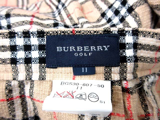 バーバリーゴルフ BURBERRY GOLF パンツ キュロット チェック 11