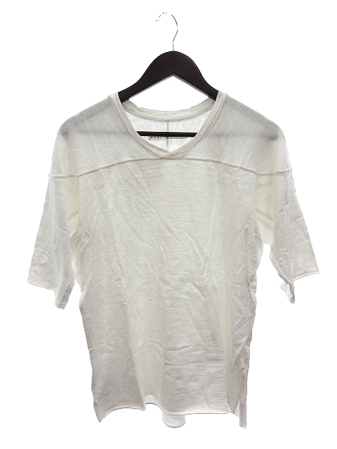 カーリー Curly Tシャツ カットソー Vネック 五分袖 1 白 ホワイト St メンズ 195 ベクトルパーク