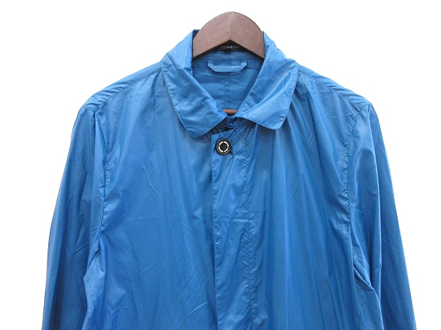 アーバンリサーチ Urban Research レインウェア レインコート ロング ステンカラー 長袖 40 青 ブルー Ct メンズ 195 ベクトルパーク