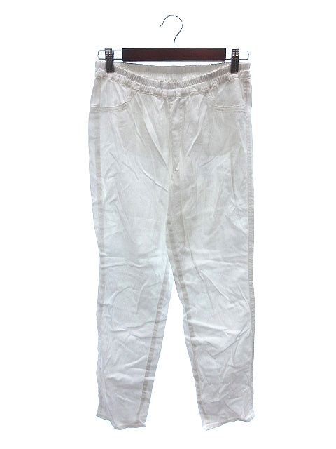 サンカンシオン 3can4on ストレートパンツ ロング 3 白 ホワイト St レディース 195 ベクトルパーク