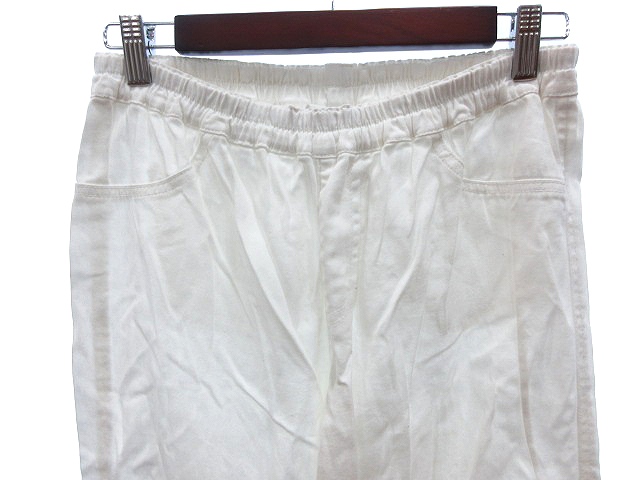 サンカンシオン 3can4on ストレートパンツ ロング 3 白 ホワイト St レディース 195 ベクトルパーク