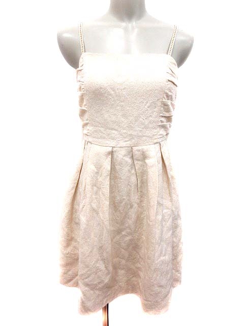 レッセパッセ Laisse Passe ワンピース キャミ フレア ひざ丈 38 ベージュ Yk レディース 195 ベクトルパーク