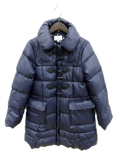 クミキョク 組曲 KUMIKYOKU ダウンコート フェザー 総裏地 160 紺  