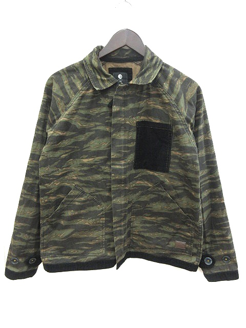 ビラボン BILLABONG ステンカラージャケット ジップアップ 長袖 切替 