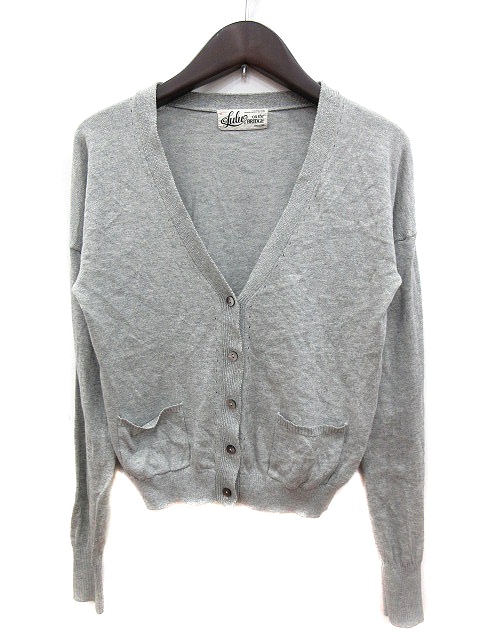 ルルオンザブリッジ Lulu On The Bridge カーディガン ニット 絹 シルク グレー Mn レディース 195 ベクトルパーク ルルオンザブリッジ Lulu On The Bridge カーディガン ニット 絹 シルク グレー Mn レディース 195 ベクトルパーク