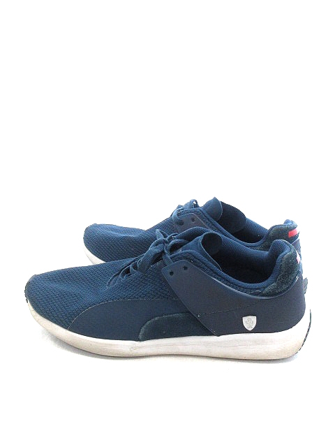 プーマ Puma スニーカー シューズ ローカット メッシュ スエード 26 5 青 ブルー Au メンズ 195 ベクトルパーク