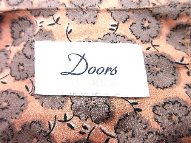 アーバンリサーチ ドアーズ Urban Research Doors ワンピース ひざ丈 花柄 フレンチスリーブ F ベージュ グレー Yk レディース 195 ベクトルパーク