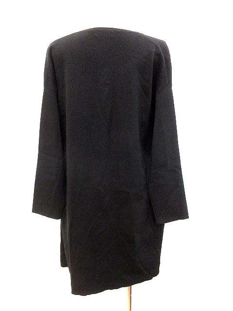 プラステ PLST カーディガン ニット ロング 長袖 M 黒 ブラック