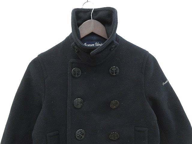 オーシャンユニオン OceanUnion Pコート ピーコート ショート XS 紺