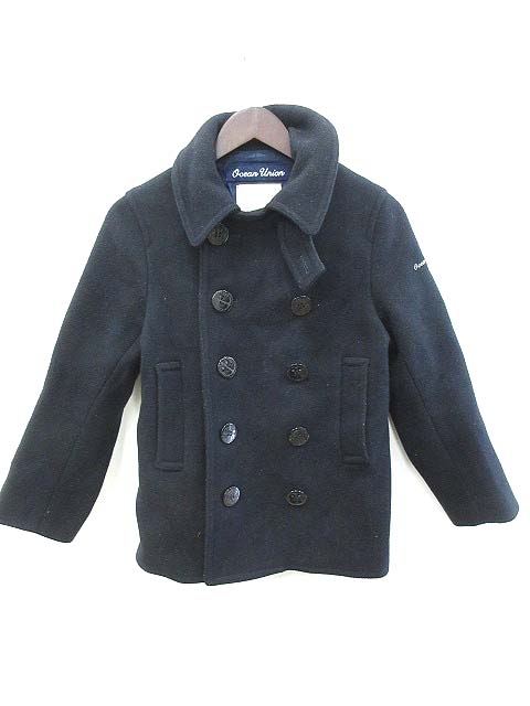 オーシャンユニオン OceanUnion Pコート ピーコート ショート XS 紺