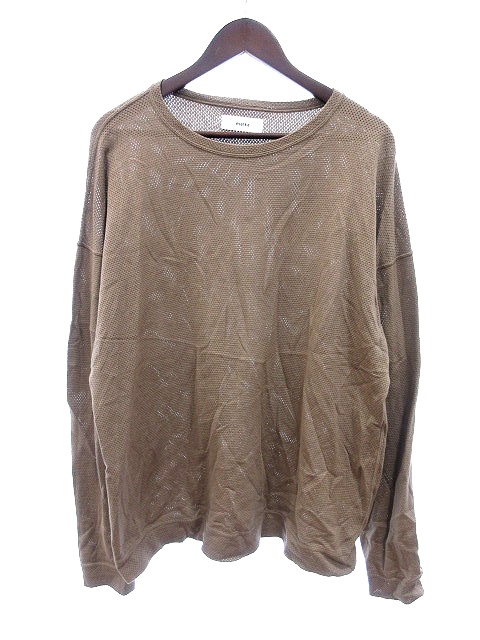 マーカ Marka Tシャツ カットソー Uネック 長袖 2 ベージュ St メンズ 195 ベクトルパーク