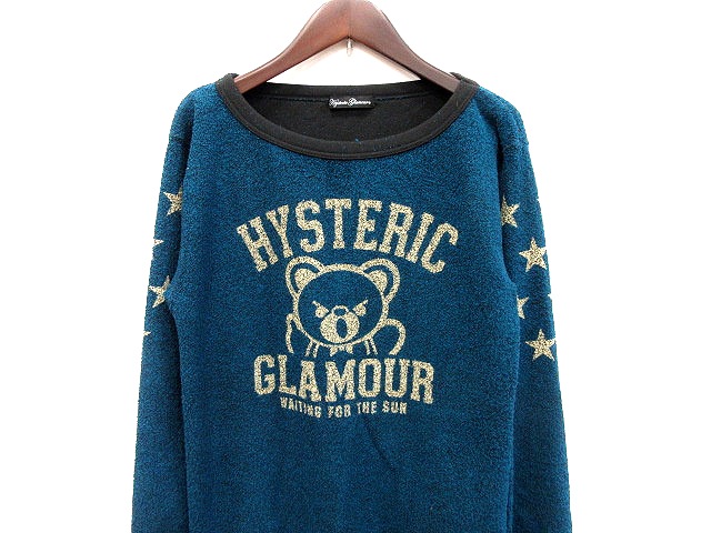 ヒステリックグラマー HYSTERIC GLAMOUR カットソー ボートネック 