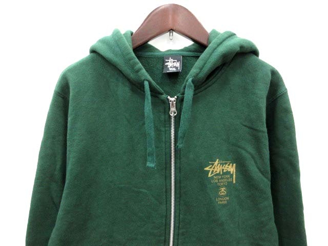 STUSSY ステューシー ワークジャケット パーカー IDEALジップ L 