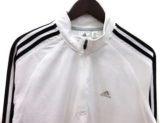 アディダス チェルシー CL仕様 刺繍 ハーフジップ 長袖 ジャージ 3L相当 アディダス チェルシー CL仕様 刺繍 ハーフジップ 長袖 ジャージ 3L