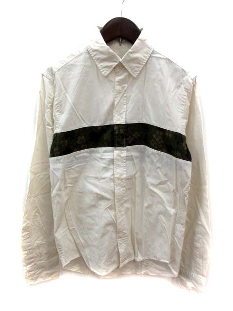 グローバルワーク Global Work シャツ 長袖 花柄 S 白 ホワイト Yi メンズ 195 ベクトルパーク グローバルワーク Global Work シャツ 長袖 花柄 S 白 ホワイト Yi メンズ 195 ベクトルパーク