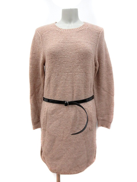 ケイビーエフ Kbf アーバンリサーチ ワンピース ニット ミニ 長袖 O ベージュ Mn レディース 195 ベクトルパーク