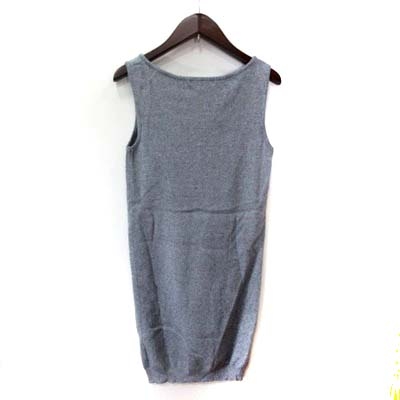 スライ Sly ニットワンピース ミニ ノースリーブ 1 グレー Yi レディース 195 ベクトルパーク