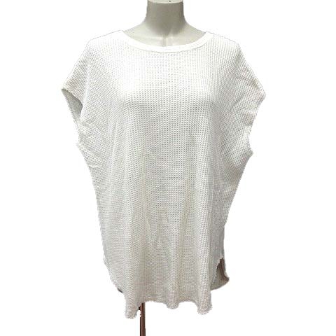 グローバルワーク Global Work ミニワンピース ニット ドルマンスリーブ 半袖 M 白 ホワイト Yk レディース 195 ベクトルパーク