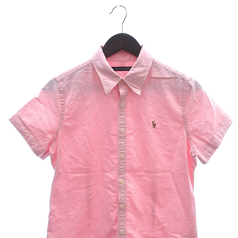 ラルフローレン RALPH LAUREN シャツ 半袖 3F ピンク /AU