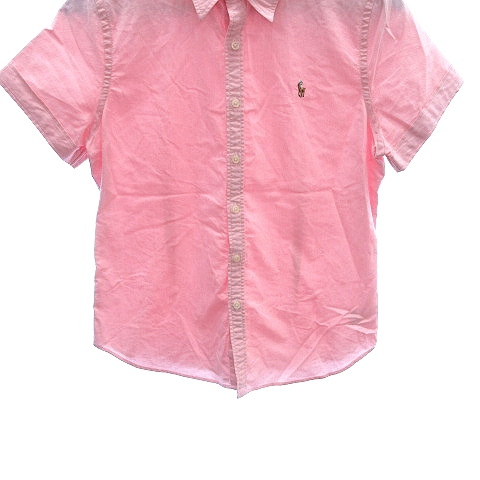 ラルフローレン RALPH LAUREN シャツ 半袖 3F ピンク /AU