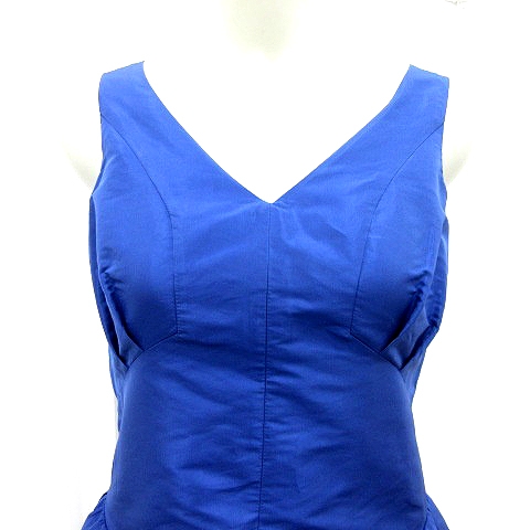 フレイアイディー Fray I D ワンピース Aライン ミニ ノースリーブ 0 青 ブルー Rt レディース 195 ベクトルパーク