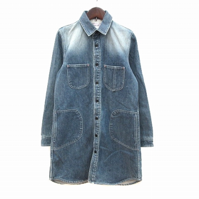 ユナイテッドアローズ A Day In The Life United Arrows ステンカラーコート デニム ユーズド加工 38 青 ブルー Ct レディース 195 ベクトルパーク ユナイテッドアローズ A Day In The Life United Arrows ステンカラーコート デニム ユーズド加工 38 青 ブルー Ct レディース 195 ベクトルパーク