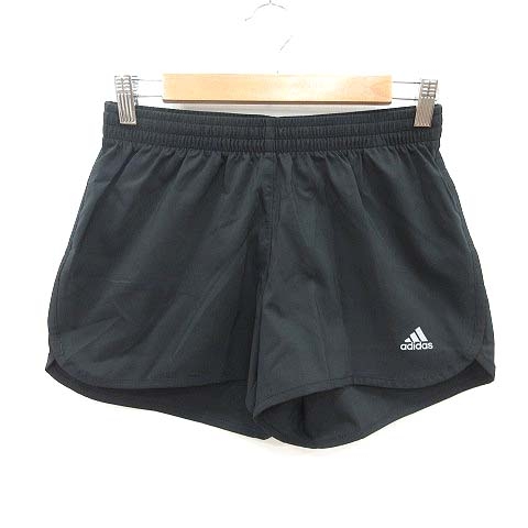 アディダス Adidas スポーツウェア ショートパンツ ロゴ ワンポイント 薄手 M 黒 ブラック Kb レディース 195 ベクトルパーク