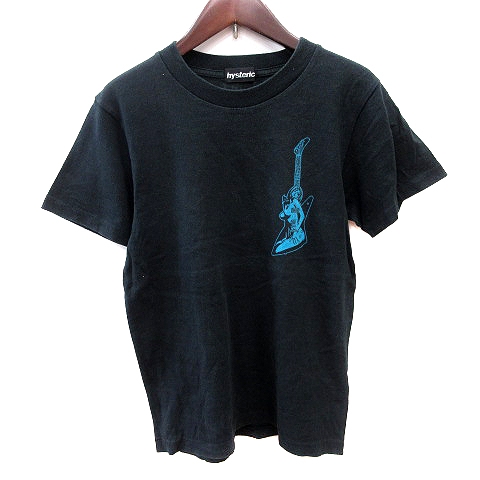 ヒステリック Hysteric カットソー Tシャツ クルーネック イラスト プリント 半袖 F 黒 ブラック Au レディース 195 ベクトルパーク ヒステリック Hysteric カットソー Tシャツ クルーネック イラスト プリント 半袖 F 黒 ブラック Au レディース 195 ベクトルパーク