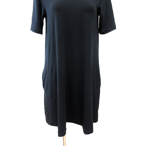 アダムエロペ Adam Et Rope Un Tシャツワンピース ひざ丈 クルーネック 半袖 38 黒 ブラック Au レディース 195 ベクトルパーク アダムエロペ Adam Et Rope Un Tシャツワンピース ひざ丈 クルーネック 半袖 38 黒 ブラック Au レディース 195 ベクトルパーク