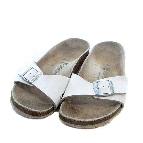 ビルケンシュトック Birkenstock サンダル レザー 36 白 ホワイト St レディース 195 ベクトルパーク