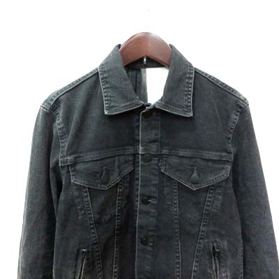 フェイドレス Fadeless ジャケット カラーデニム Gジャン ジージャン 36 黒 ブラック Yi メンズ 195 ベクトルパーク