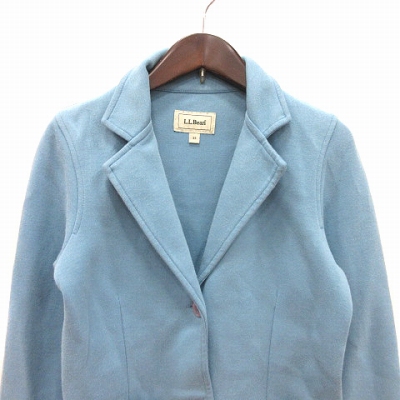 エルエルビーン L L Bean テーラードジャケット シングル カットソー Xs 水色 ライトブルー Ct レディース 195 ベクトルパーク
