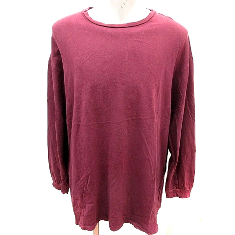 カスタネ Kastane カットソー Uネック 長袖 ワインレッド Rt メンズ 195 ベクトルパーク