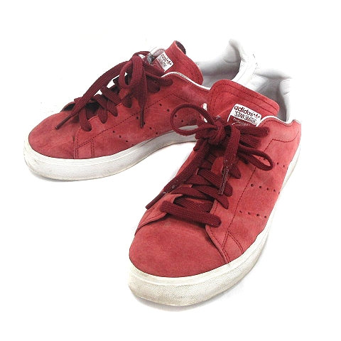 アディダスオリジナルス Adidas Originals スタンスミス Stan Smith スニーカー シューズ スエード ローカット 24 赤 レッド Kb レディース 195 ベクトルパーク