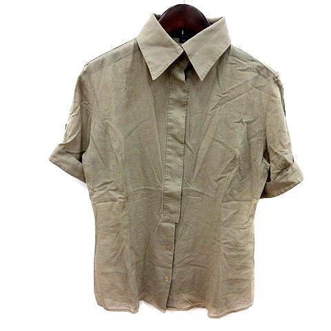 マテリア Materia シャツ 半袖 38 カーキ Ms レディース 195 ベクトルパーク