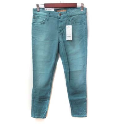 未使用品 ジョーズ Joe S テーパードパンツ カラーデニム 25 緑 グリーン Yi レディース 195 ベクトルパーク