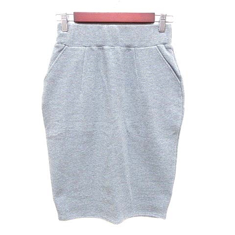 スライ Sly タイトスカート ニット ひざ丈 F グレー Yk レディース 195 ベクトルパーク