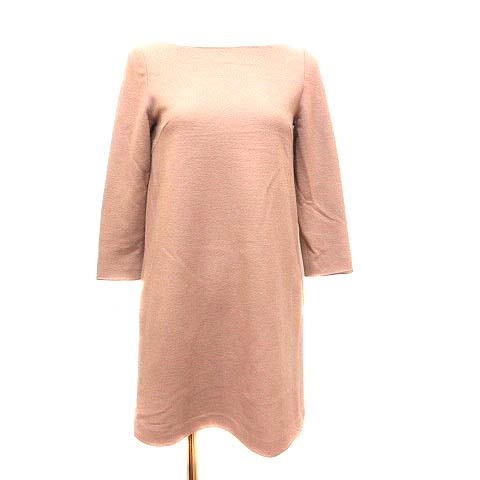 スタニングルアー Stunning Lure ひざ丈ワンピース ウール 長袖 36 ベージュ Yk レディース 195 ベクトルパーク