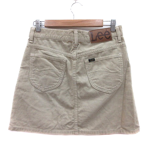 リー Lee タイトスカート ミニ コーデュロイ S ベージュ Mn レディース 195 ベクトルパーク
