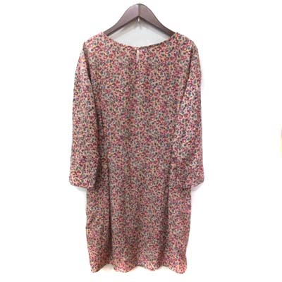 ビス Vis ひざ丈ワンピース 長袖 花柄 M マルチカラー Yi レディース 195 ベクトルパーク