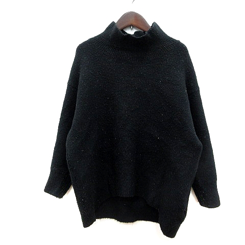 ジーナシス Jeanasis ニット セーター ハイネック 長袖 F 紺 ネイビー Mn レディース 195 ベクトルパーク