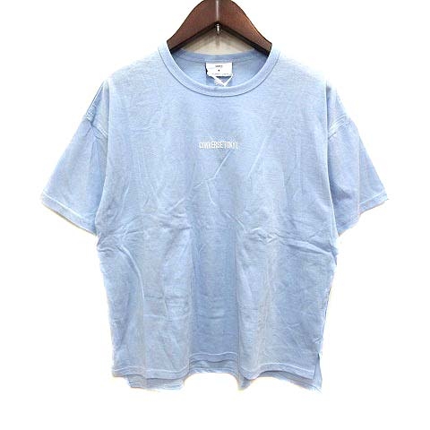 コンバース Converse Tシャツ カットソー ロゴ 半袖 2 水色 Yk メンズ 195 ベクトルパーク
