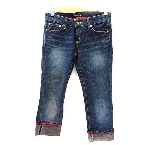 セオリー Theory サブリナパンツ デニム ロールアップ Xx0 紺 ネイビー Au レディース 195 ベクトルパーク