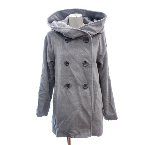 アズノウアズ ピンキー As Know As Pinky コート ロング ダブル フード 総裏地 グレー St レディース 195 ベクトルパーク