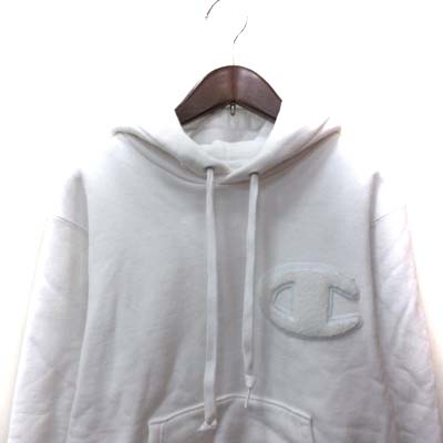 チャンピオン Champion パーカー プルオーバー M 白 ホワイト Yi レディース 195 ベクトルパーク