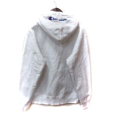 チャンピオン Champion パーカー プルオーバー M 白 ホワイト Yi レディース 195 ベクトルパーク