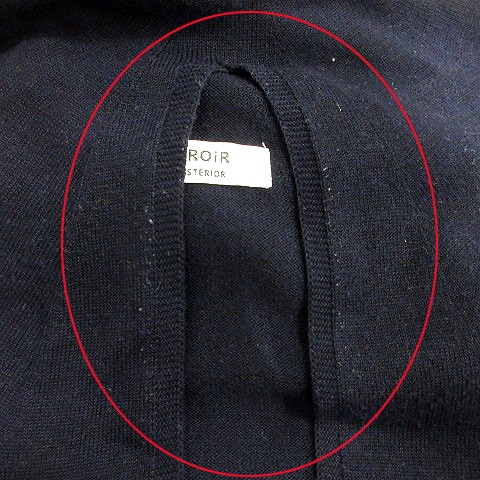 ドレステリア Dressterior ルティロワドゥドレステリア Le Tiroir De Dressterior ニット カットソー Vネック 長袖 紺 ネイビー Ms レディース 195 ベクトルパーク