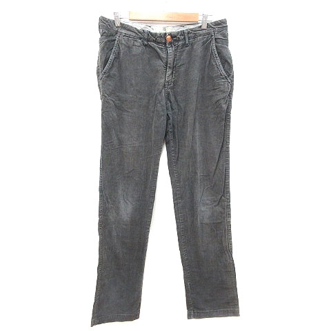 スコッチ ソーダ Scotch Soda コーデュロイパンツ ストレート ロング 32 チャコールグレー Ct メンズ 195 ベクトルパーク