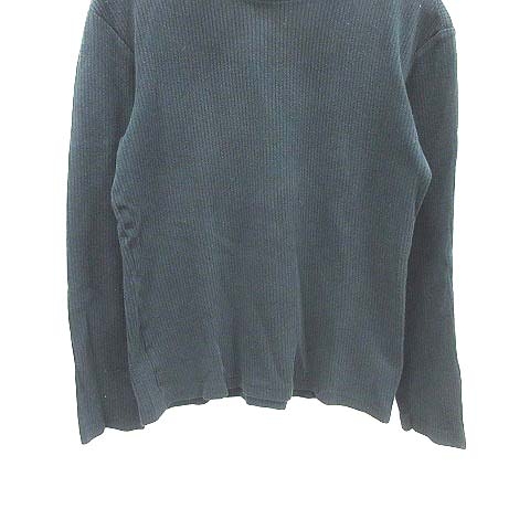 ポールスミス PAUL SMITH ニット カットソー タートルネック 長袖 M 黒 