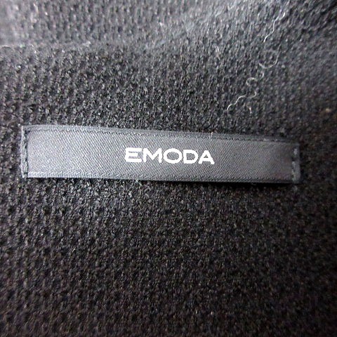 エモダ Emoda ワンピース Aライン ミニ ノースリーブ 花柄 M 黒 ブラック オレンジ Rt レディース 195 ベクトルパーク